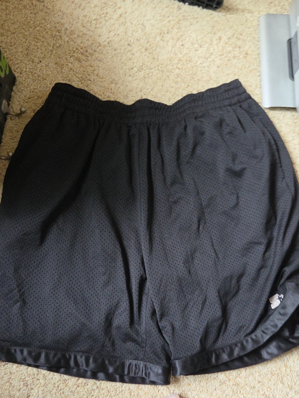 Men's Starter Mesh Basketball Shorts - Black And Reversible